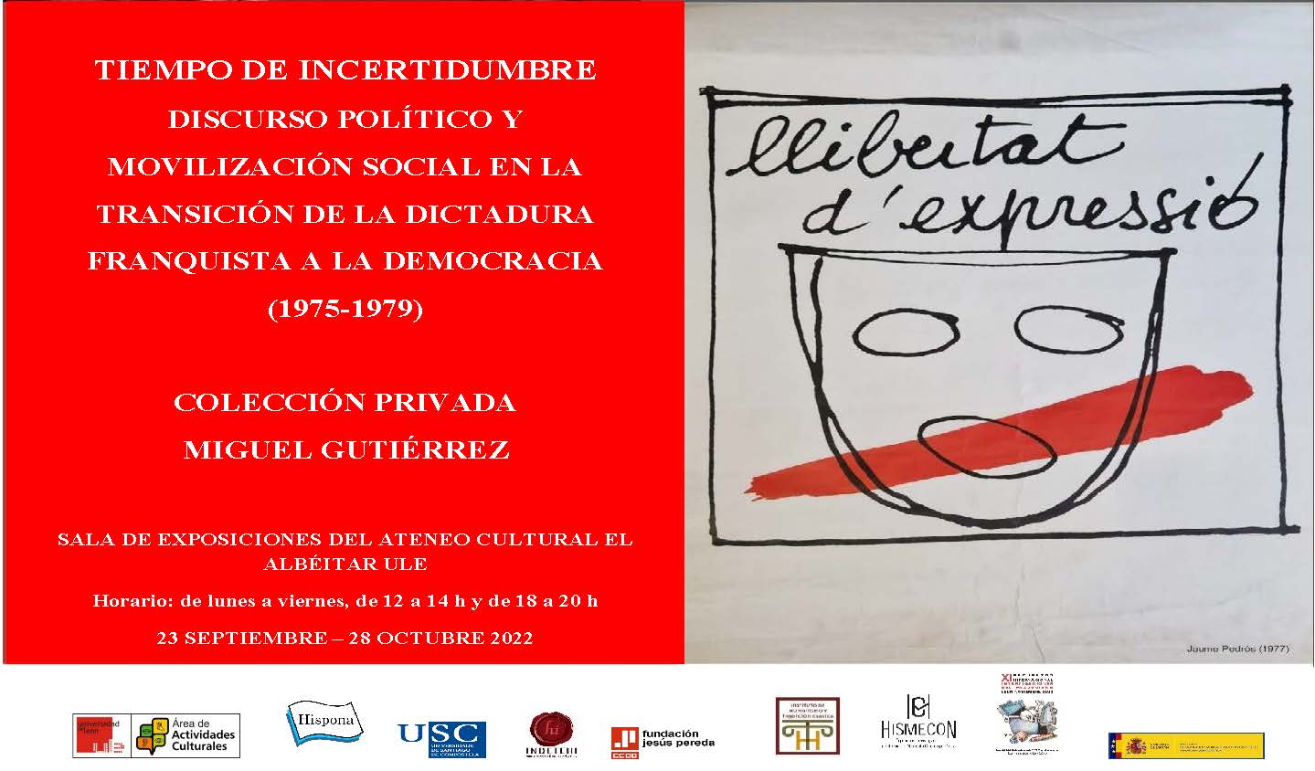 Exposición: Tiempo de Incertidumbre. Programación Cultural XI Encuentro Investigaciones Franquismo