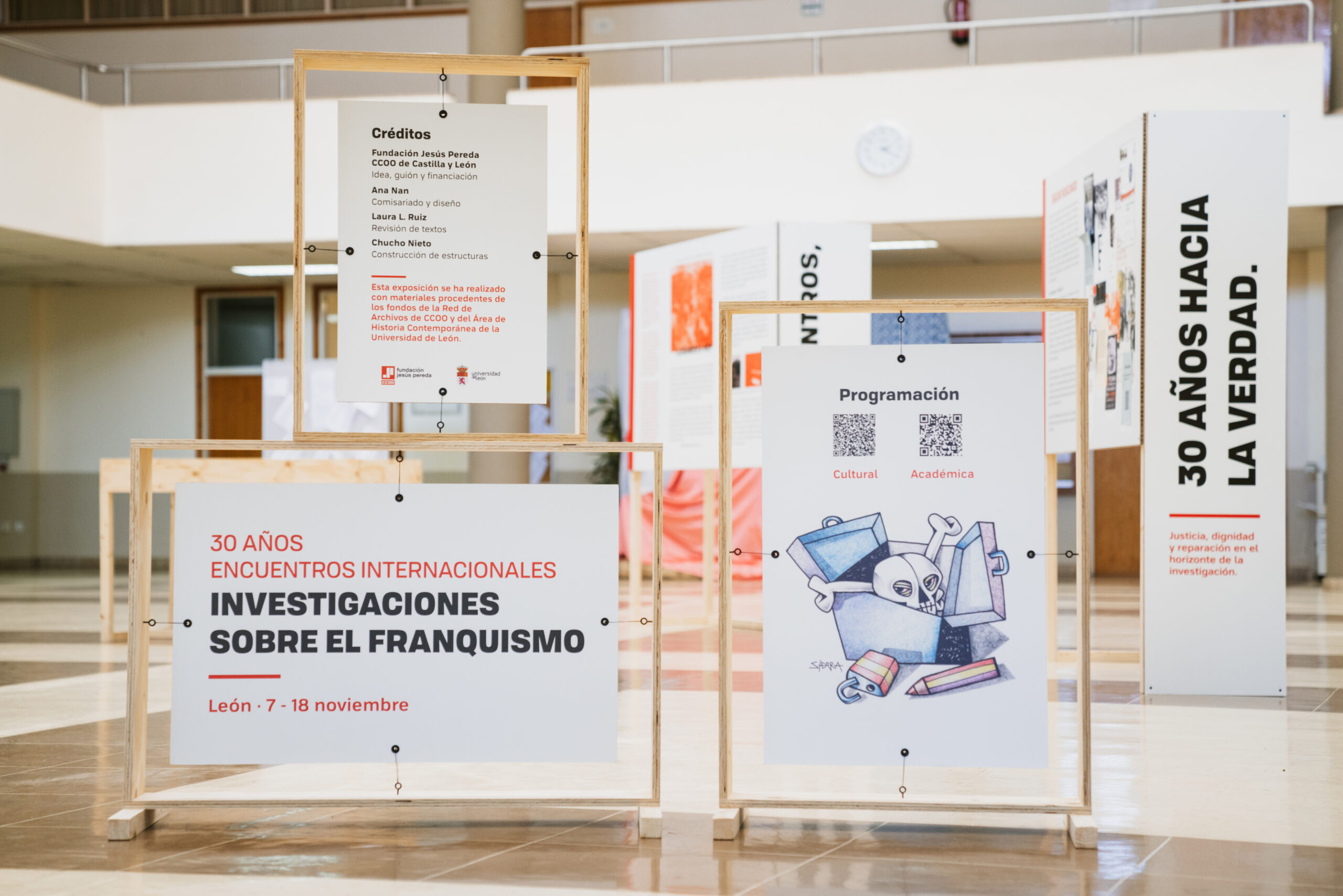Exposición 30 Años de Encuentros Internacionales de Investigaciones sobre el Franquismo