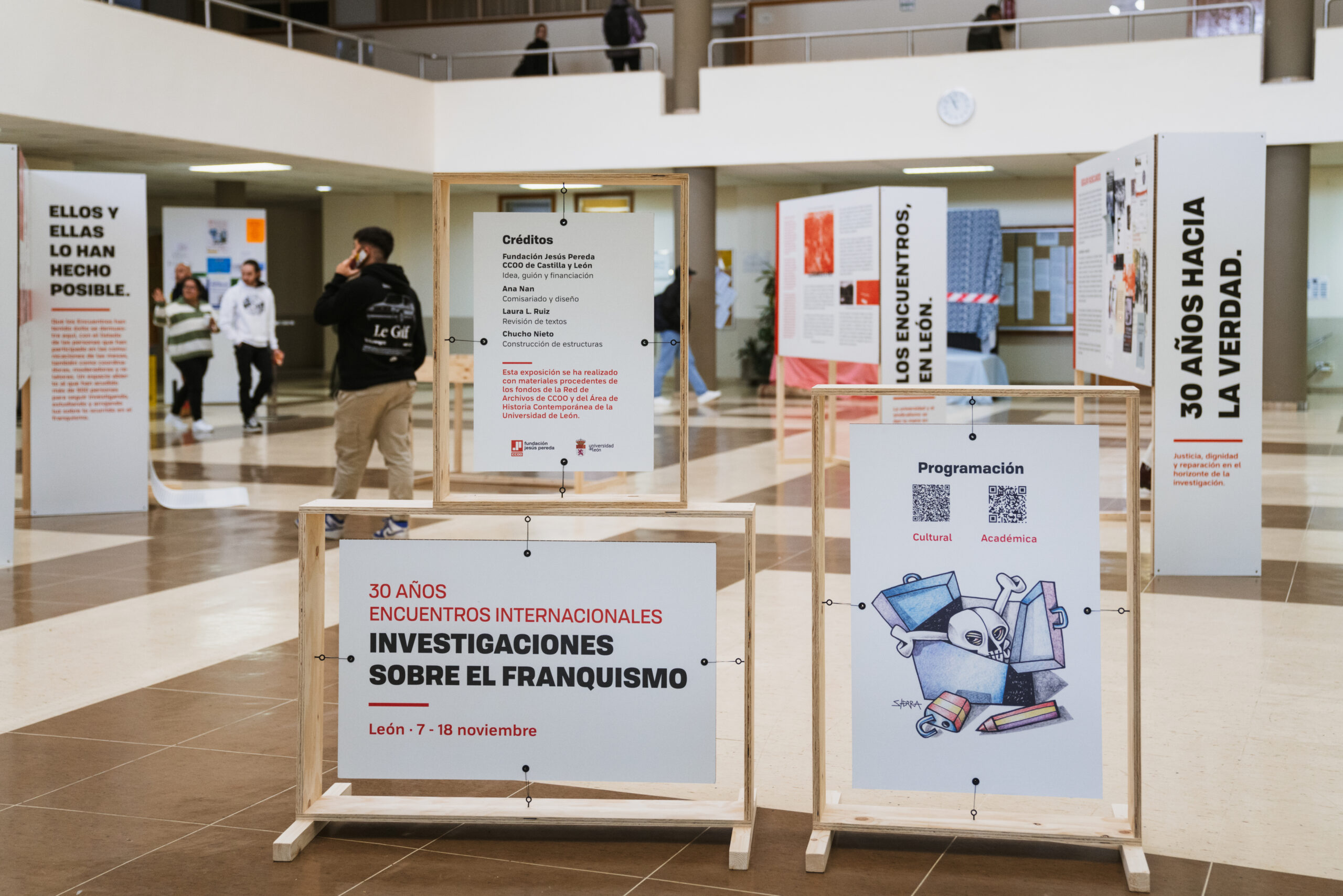 Exposición 30 Años de Encuentros Internacionales de Investigaciones sobre el Franquismo