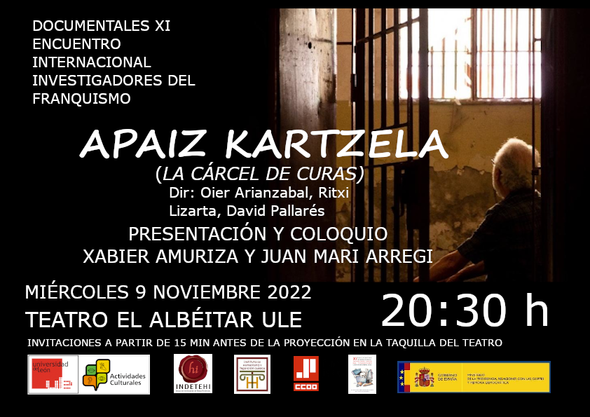 Documental:  «Apaiz Kartzela (La cárcel de curas)»