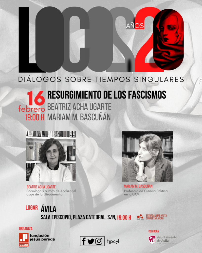 Dialogamos sobre el resurgir de los fascismos en Ávila