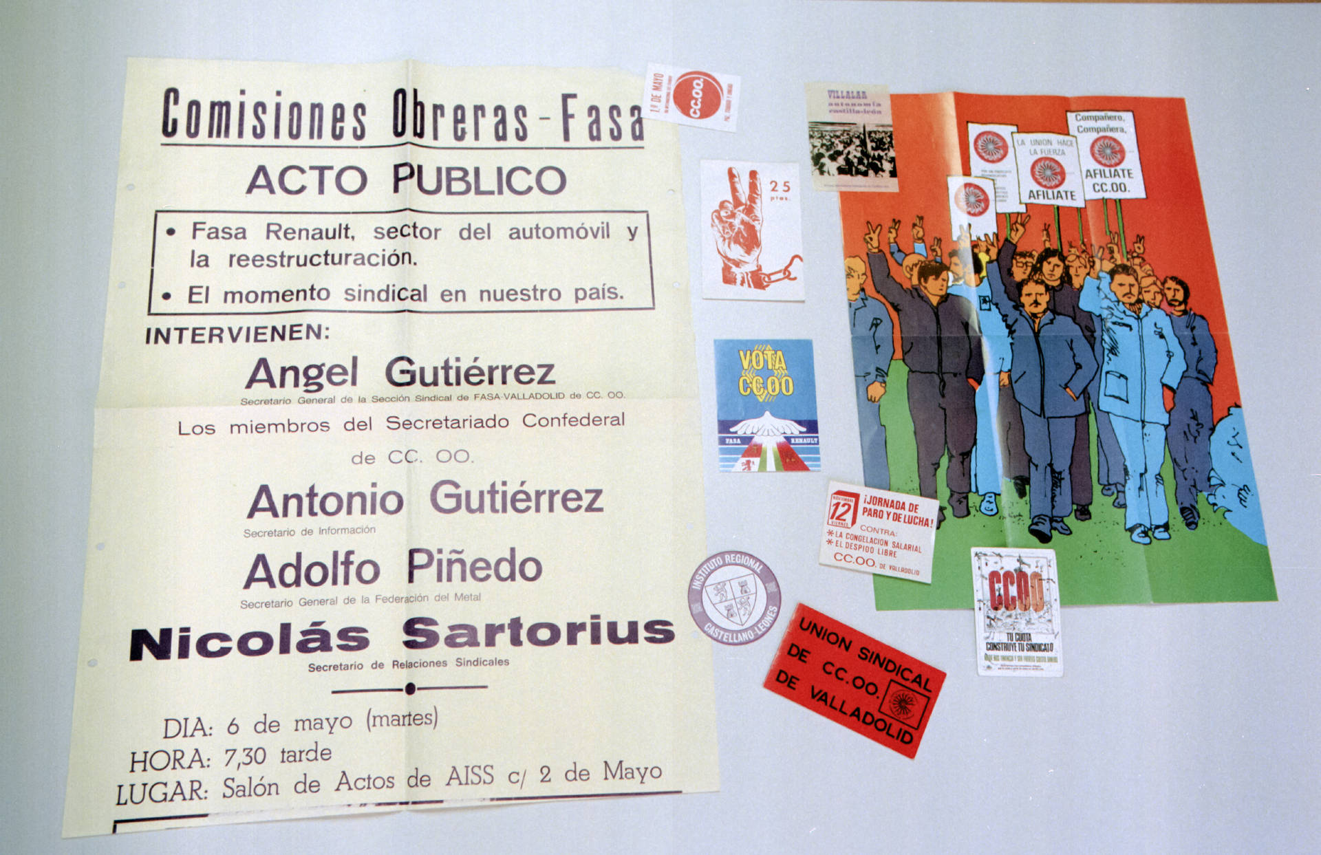 Documentación del Archivo de Comisiones Obreras de Castilla y León